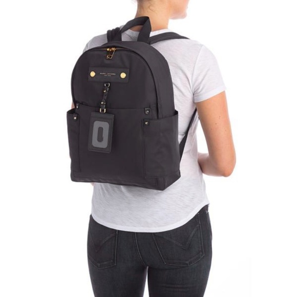 Marc Jacobs Preppy Nylon Backpack - Black - Picture 5 of 7